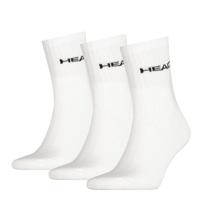 Head Short Crew Sock 3-pack White-35-38