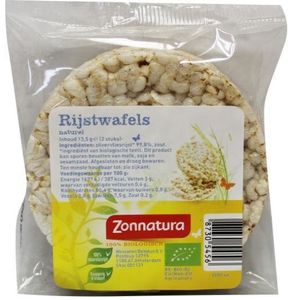 Rijstwafels naturel duo bio