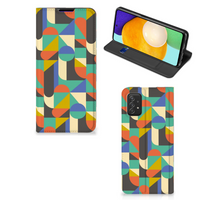 Samsung Galaxy A03s Hoesje met Magneet Funky Retro