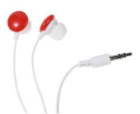 Vivanco SR 3 red in-ear stereo oordopjes (3,5 mm jackstekker, 1,2 m) rood