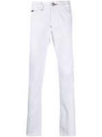 Philipp Plein jean à croupe droite - Blanc