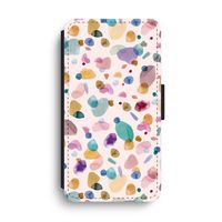 Terrazzo Memphis Pink: iPhone XS Max Flip Hoesje - thumbnail