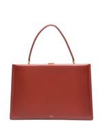 Céline Pre-Owned sac à main en cuir à fermoir clip - Rouge