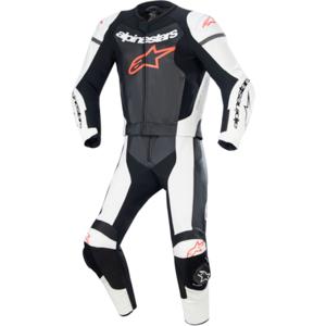 ALPINESTARS GP Force Lurv 2PC Suit, 2-delig motorpak, Zwart-Wit-Rood Fluo