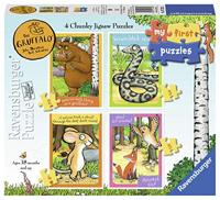 Ravensburger 72262 The Gruffalo My First Puzzels - 2+3+4+5 Stukjes - Kinderpuzzel
