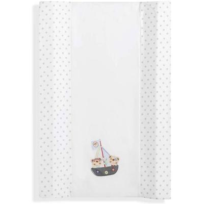 Interbaby Aankleedkussen Junior 80 X 55 Cm Katoen/pvc Wit