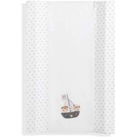 Interbaby Aankleedkussen Junior 80 X 55 Cm Katoen/pvc Wit