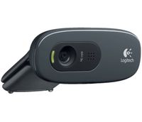 Logitech C270 webcam 3 MP 1280 x 720 Pixels USB 2.0 Zwart - thumbnail