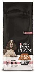 Purina Pro Plan Medium & Large Adult 7+ Sensitive Skin OPTIDERMA 14 kg Volwassen Zalm