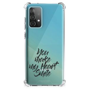 Samsung Galaxy A52 4G/5G Telefoonhoesje met tekst Heart Smile