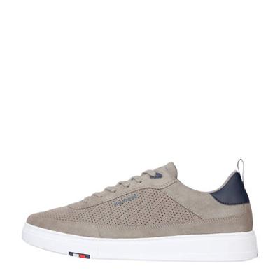 Tommy Hilfiger Modern Cupsole Perf Suede sneakers taupe Tommy Hilfiger Modern Cupsole Perf Suede sneakers taupe