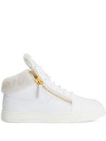 Giuseppe Zanotti baskets mi-montantes Kriss en cuir - Blanc