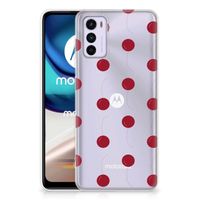 Motorola Moto G42 Siliconen Case Cherries - thumbnail