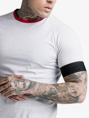 Sik Silk / t-shirt S/S Deluxe Ringer Tech in wit