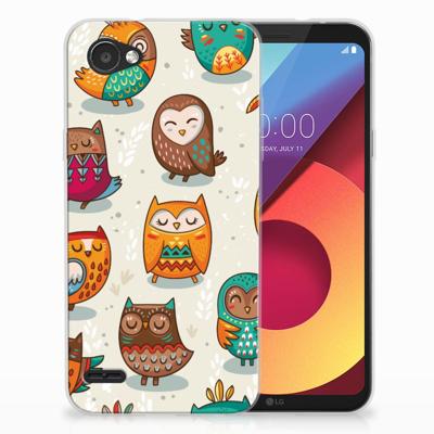 LG Q6 | LG Q6 Plus TPU Hoesje Vrolijke Uilen LG Q6 | LG Q6 Plus TPU Hoesje Vrolijke Uilen