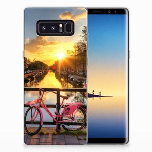 Samsung Galaxy Note 8 Siliconen Back Cover Amsterdamse Grachten