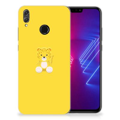 Honor 8X Telefoonhoesje met Naam Baby Leopard