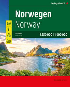 Wegenatlas Autoatlas Noorwegen - Norwegen - Norge | A4-Formaat | Ringb