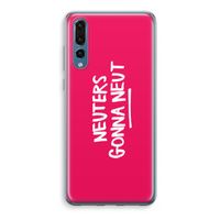 Neuters (roze): Huawei P20 Pro Transparant Hoesje - thumbnail