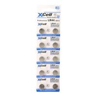 XCell Alkaline knoopcel LR44 (10 stuks, voor speelgoed/medische apparaten/rekenmachines/rekenmachines) 149309