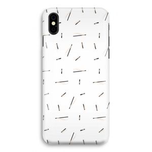 Hipster stripes: iPhone Xs Volledig Geprint Hoesje