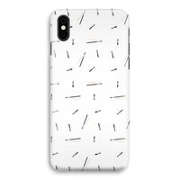 Hipster stripes: iPhone Xs Volledig Geprint Hoesje - thumbnail