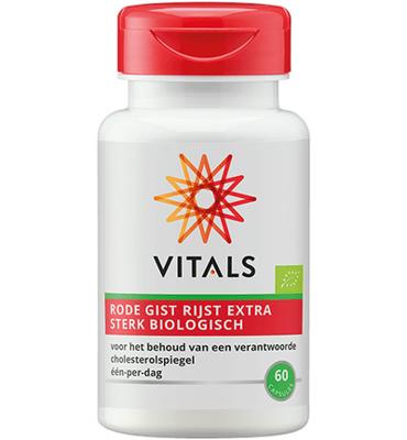 Vitals Rode Gist Rijst Extra Sterk Bio (60ca)