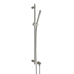 Hotbath Archie Glijstang 90 cm Met Wanduitlaat Doucheslang 150 cm En Handdouche RVS 316 AR307IX