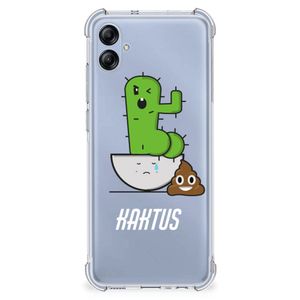 Samsung Galaxy A04e Stevig Bumper Hoesje Cactus Poo