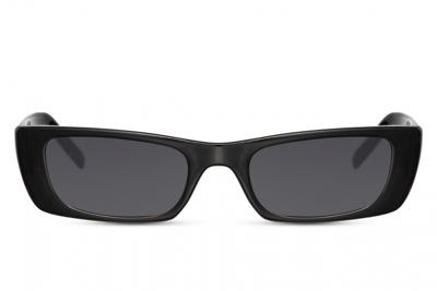 CWI zonnebril rechthoekig dames volledig omrand cat. 3 zwart/zwart CWI zonnebril rechthoekig dames volledig omrand cat. 3 zwart/zwart