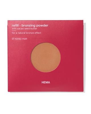 HEMA Navulling bronzer 01 honey matt