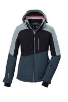 killtec dames Ski-jack/functioneel jack met afritsbare capuchon KSW 37 WMN SKI JCKT, hell eisblau, 42, 41971-000