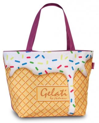 Fabrizio strandtas 30 liter ijs Gelati bruin Fabrizio strandtas 30 liter ijs Gelati bruin