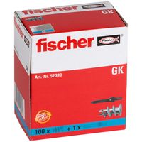 Fischer 52389 schroefanker & muurplug 100 stuk(s) 22 mm - thumbnail