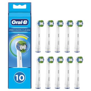 Oral-B opzetborstels Precision Clean wit - 10 stuks