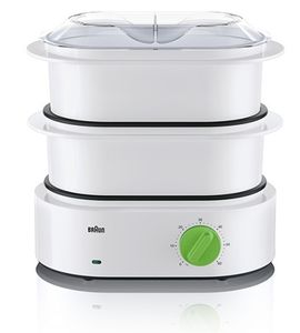 Braun FS 3000 stomerkoker 2 mand(en) Aanrecht 850 W Groen, Wit