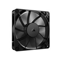 CORSAIR RS120 120 mm PWM Ventilator – Daisy-Chain Aansluiting – Geluidsarm – Magnetische Koepellager – Enkele Verpakking – Zwart