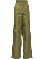 Prada pantalon Re-Nylon à coupe droite - Vert