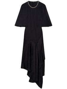 Stella McCartney pearl-embroidered midi dress - Noir