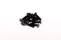 M3x12mm Hex Socket Flat Head - Black (10pcs) (AXA146) - thumbnail