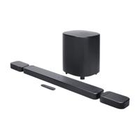 JBL Bar 800 MK2, 7.1-kanaals Bluetooth soundbar voor tv met afneembare speakers, 10” draadloze subwoofer, Dolby Atmos surround sound, HDMI eARC, Wi-Fi, 4K-video, PureVoice 2.0 en MultiBeam 3.0, Zwart