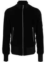 SAPIO veste bomber en velours à fermeture zippée - Noir