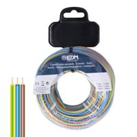 EDM Product Parallelle kabel EDM 28741, blauw, bruin, 20 m, spoel h07z1-k - merk EAN: 8425998287417