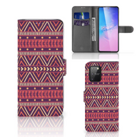 Samsung S10 Lite Telefoon Hoesje Aztec Paars