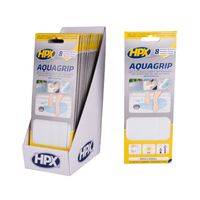 HPX Aqua Grip anti-slip tape (8 stuks) | Transparant | 20mm x 240mm - AG2024 AG2024