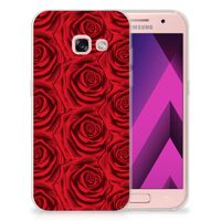 Samsung Galaxy A3 2017 TPU Case Red Roses - thumbnail