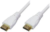 Techly ICA-LCD 3m HDMI A HDMI witte HDMI-kabel