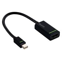 Leitz, Mini Display Port naar HDMI adapter, 15 cm, zwart, 63100095