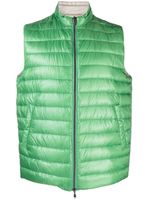 Herno gilet matelassé à design réversible - Vert