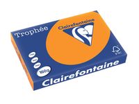 Clairefontaine Trophée Intens, gekleurd papier, A3, 160 g, 250 vel, feloranje